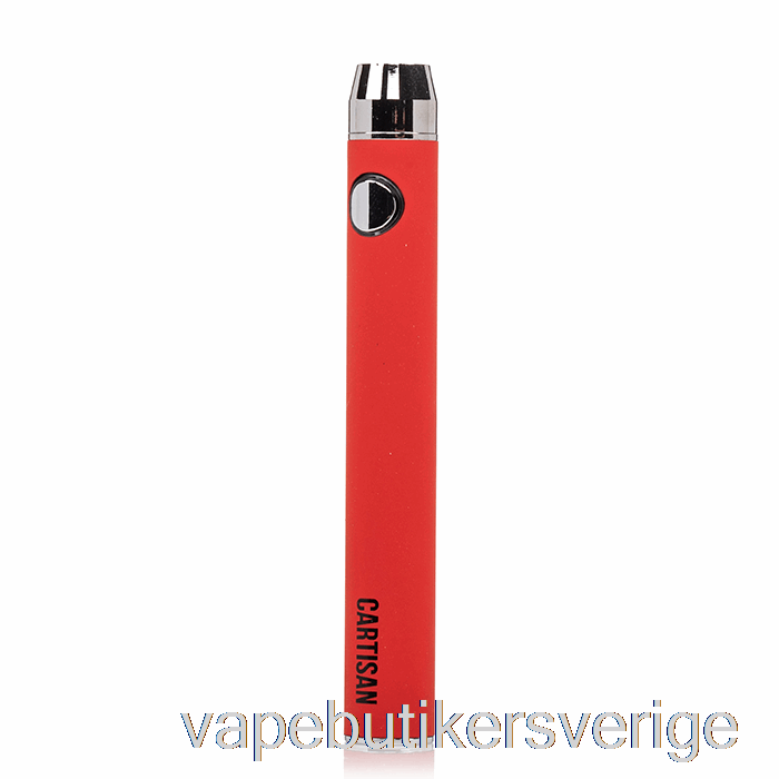 Vape Sverige Cartisan Button Vv 900 Dual Charge 510 Batteri [micro] Red